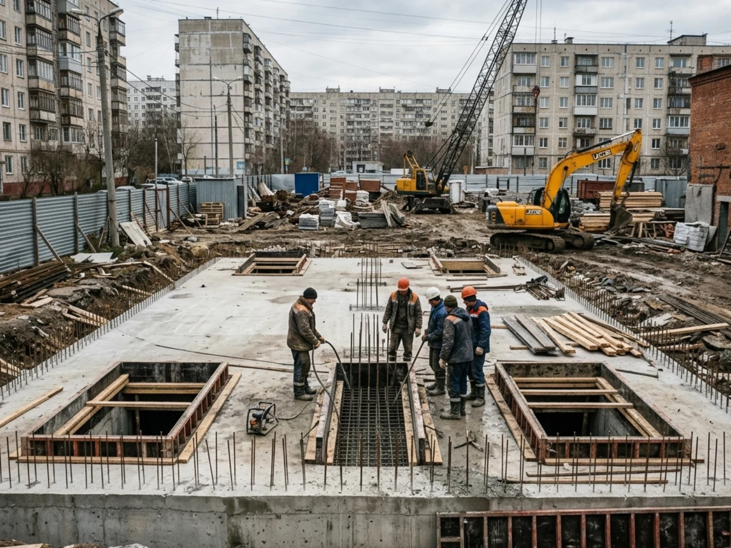 Готовое основание под посты обслуживания автосервиса