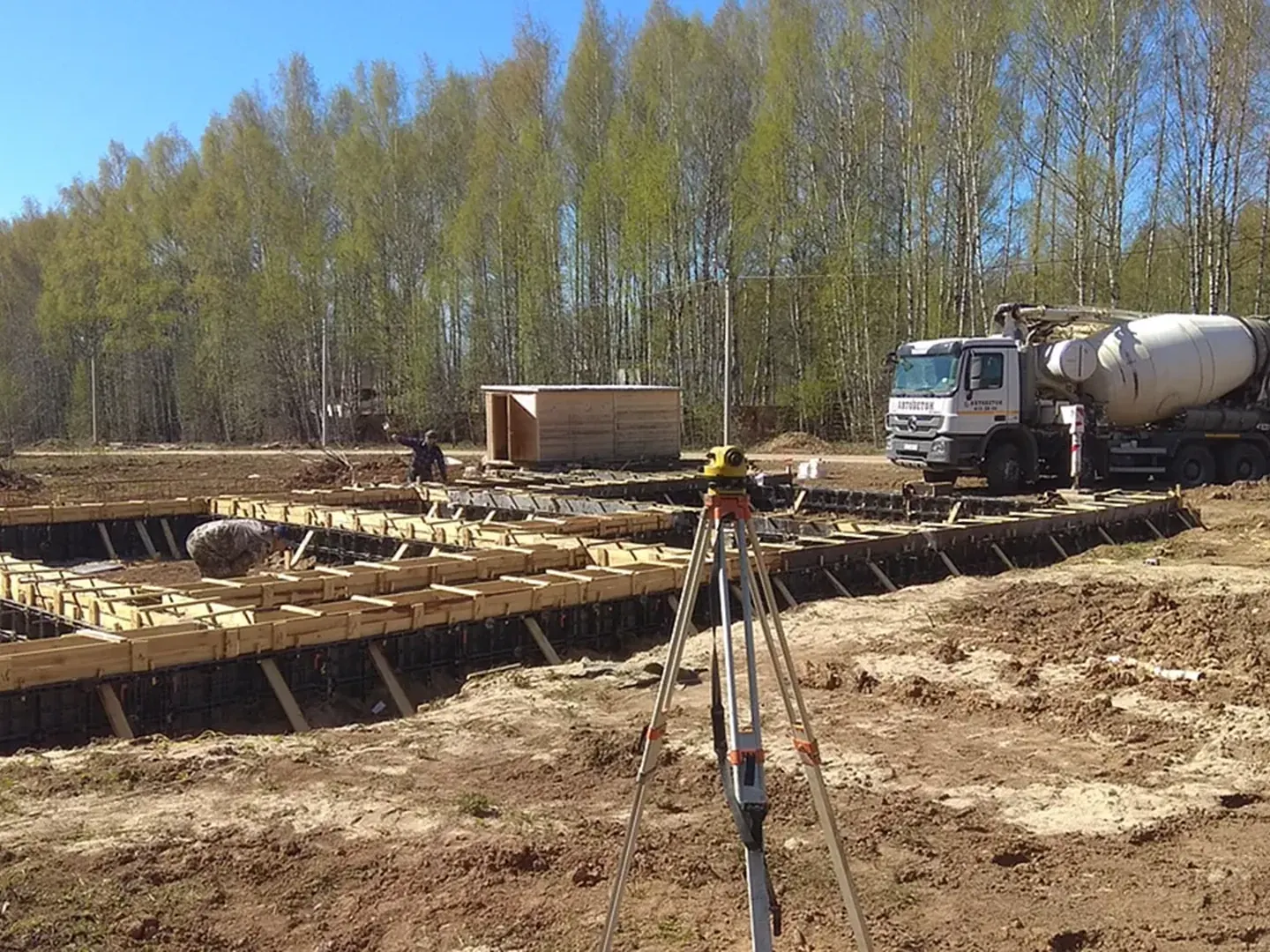 Свайно ростверковый фундамент Чистые Ключи